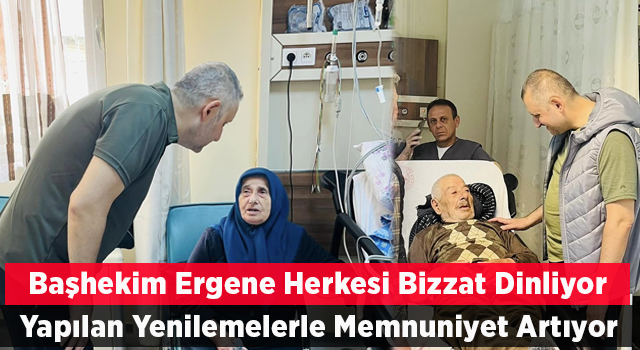 Başhekim Ergene Hastaların Sorunlarını Dinliyor! Yapılan Yenilemelerle Memnuniyet Artıyor