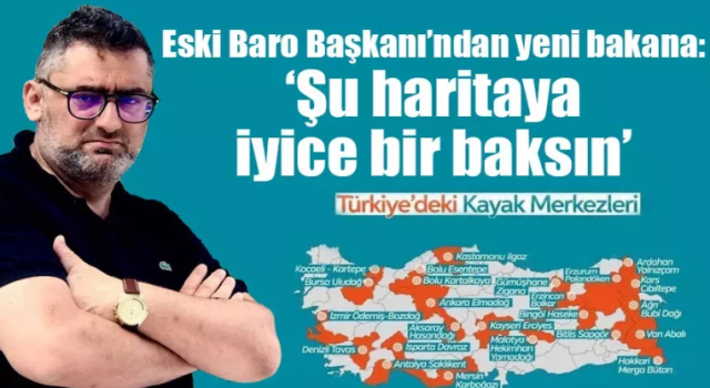 Hatinoğlu'ndan Bakan Bak'a: 'Şu haritaya iyice bir baksın isteriz'