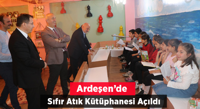 Sıfır Atık Kütüphanesi Açıldı