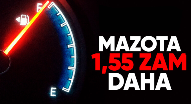 Motorine 1 lira 55 kuruşluk zam