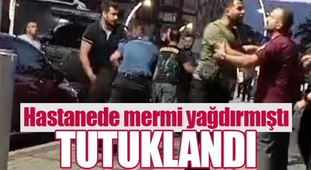 Rize’de hastanede mermi yağdıran şahıs tutuklandı