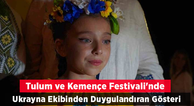 Rize’deki Festivalde Ukrayna Ekibinden Duygulandıran Gösteri