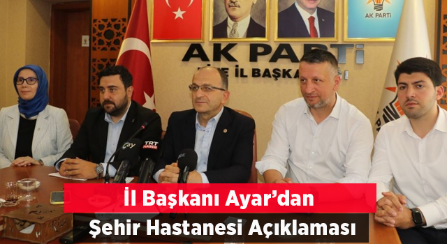 AYAR: İNŞA AŞAMASINI HER AN BAŞLATABİLİRİZ