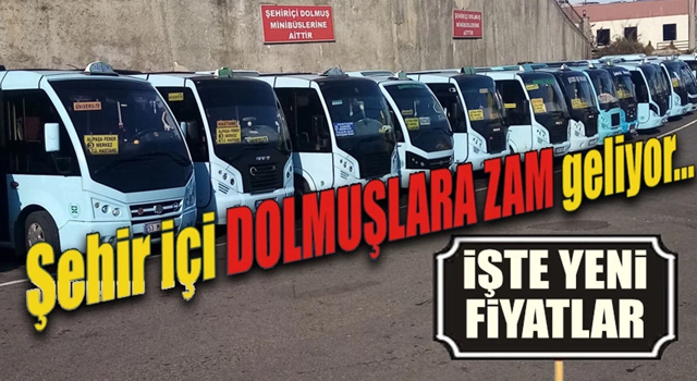 Rize’de Minibüs Ücretlerine Zam Geliyor