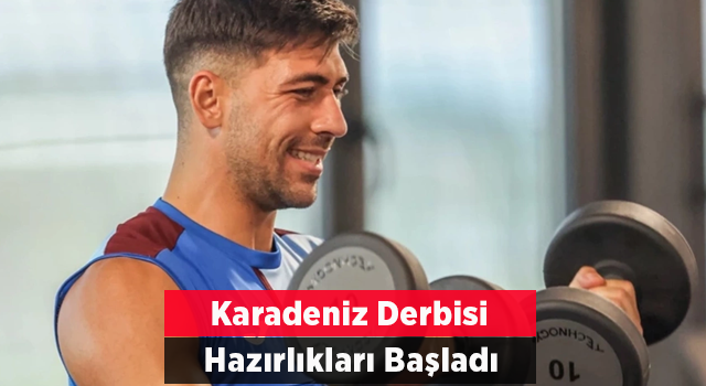 Trabzonspor, Çaykur Rizespor maçı hazırlıklarına başladı