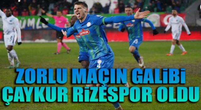 Çaykur Rizespor 1 Adana Demirspor 0