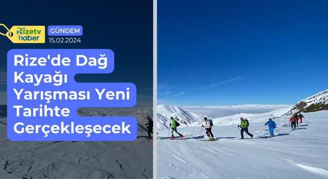 Rize'de Dağ Kayağı Yarışması Yeni Tarihte Gerçekleşecek