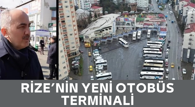 Rize’nin Yeni Otobüs Terminali