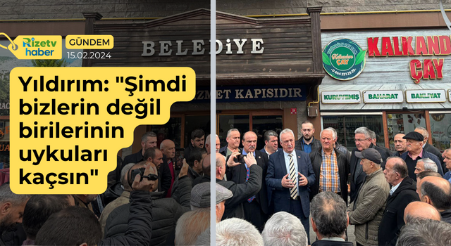 Yıldırım: "Şimdi bizlerin değil birilerinin uykuları kaçsın"