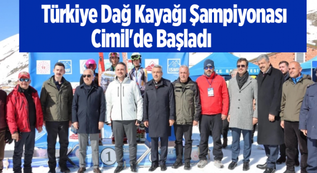 Türkiye Dağ Kayağı Şampiyonası, Cimil'de Başladı