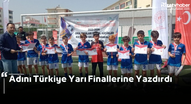 Adını Türkiye Yarı Finallerine Yazdırdı