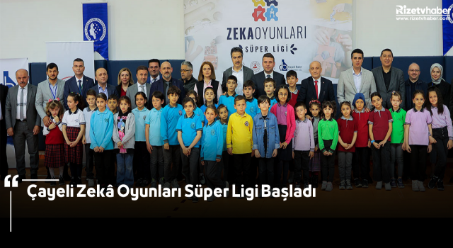 Çayeli Zekâ Oyunları Süper Ligi Başladı