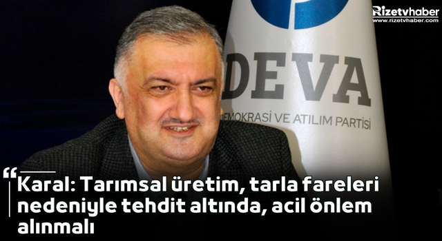 Karal: Tarımsal üretim, tarla fareleri nedeniyle tehdit altında, acil önlem alınmalı