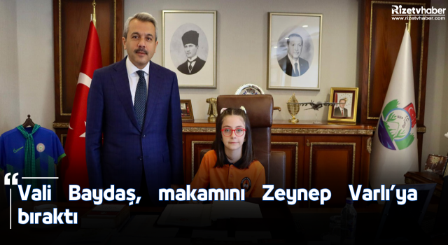 Vali Baydaş, makamını Zeynep Varlı’ya bıraktı