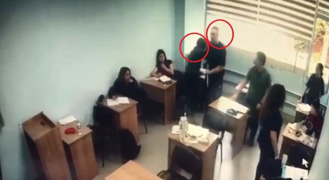 Bıçak ve sopayla girdiği kurs binasında öğrenciyi bıçakladı