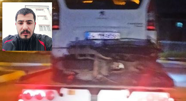 Hafif ticari aracın çarptığı motosikletli kurye öldü; sürücü kaçtı