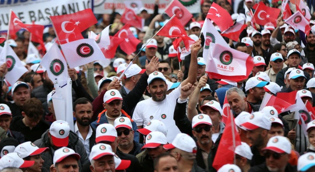 HAK-İŞ, 1 Mayıs Emek ve Dayanışma Günü'nü Rize'de kutladı
