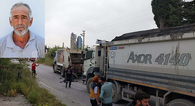 Yol kenarındaki çöpleri toplarken kamyonun çarptığı temizlik görevlisi öldü