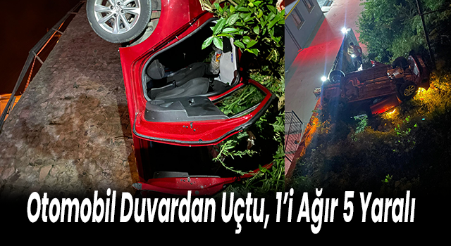 Ardeşen’de Feci Kaza: 10 Metreden Düşen Araçta 5 Yaralı