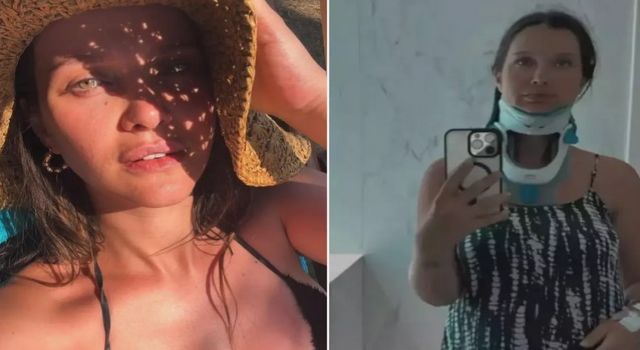 İrem Helvacıoğlu tatilde kaza geçirdi: Felç kaldım sandım
