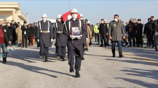 Rize'de Görevli Şehit Astsubay Başçavuş Semih Özbey son yolculuğuna uğurlandı