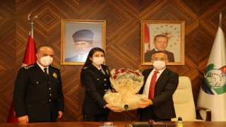 Rize Emniyeti'nden Vali Çeber’e 10 Nisan Polis Haftası Dolayısıyla Ziyaret