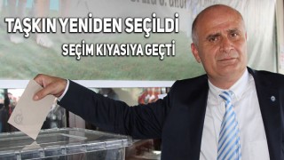 Mustafa Taşkın yeniden seçildi Kaynak: Mustafa Taşkın yeniden seçildi