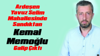 Yavuz Selim Mahallesinde Sandıktan Memoğlu Galip Çıktı