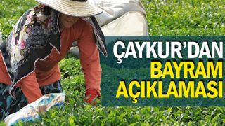 ÇAYKUR'dan Kurban Bayramı Çay Alımları Kararı