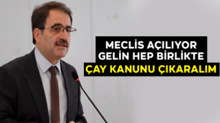 MECLİS AÇILIYOR GELİN HEP BİRLİKTE ÇAY KANUNU ÇIKARALIM…