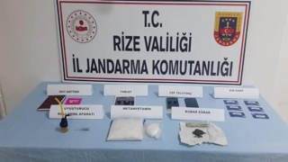 Rize'de uyuşturucu operasyonunda 2 şüpheli gözaltına alındı