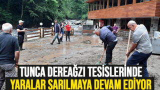 Temmuz Ayında Selde Zarar Gören Dere Ağzı Tesislerinde Yaralar Sarılıyor