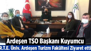 Ardeşen TSO Başkanından Fakülteye Ziyaret