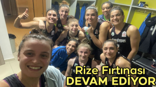 Kadınlar Basketbol Liginde Rize Belediyesi Fırtınası Devam Ediyor