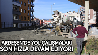 Belediye Merkez Mahallesindeki Beton Yol Çalışmasına Hız Verdi