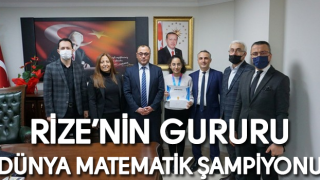 Çaykur Ortaokulu Öğrencisi Kılıç, Matematik Olimpiyatları’nda Dünya Birincisi Oldu