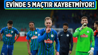 Çaykur Rizespor Evinde Durdurulamıyor