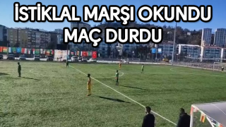 İ̇stiklal Marşı’nı Duyunca Maça Ara Verip Saygı Duruşuna Geçtiler