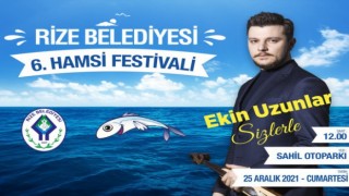 Rize'de Cumartesi Günü Hamsi Festivali Düzenlenecek