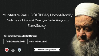 Rize'nin Manevi Dinamiklerinden Resul Bölükbaş Hoca İçin Anma Programı Düzenlenecek