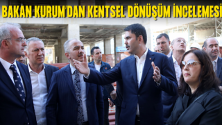 Bakan Kurum, Rize'deki kentsel dönüşümü değerlendirdi: