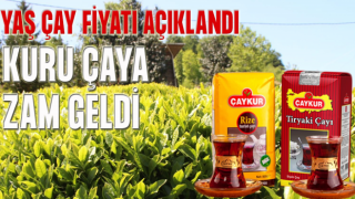 ÇAYKUR'dan Kuru Çaya Zam