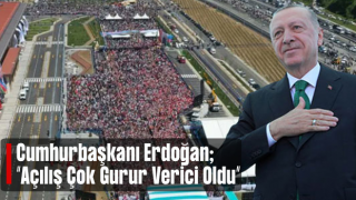 Cumhurbaşkanı Erdoğan'dan Rize Açıklaması: "Gurur Verici Oldu"