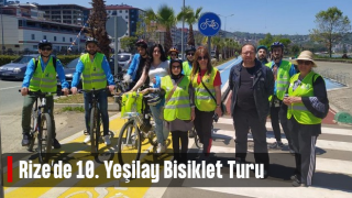 Rize’de "10. Yeşilay Bisiklet Turu" Düzenlendi