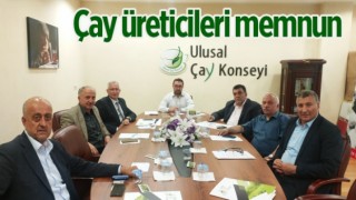 Çay üreticileri memnun