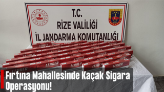 İl Jandarma Komutanlığından Kaçak Sigara Yakalaması