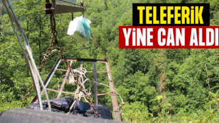 Rize'de ilkel teleferik kurarken dereye düşen kişi hayatını kaybetti