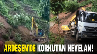 Rize’de Yağışlar Heyelanlara Neden Oldu