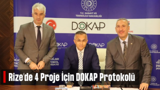 Rize'deki 4 Proje İçin DOKAP ile Protokol İmzalandı