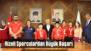 Rizeli Sporculardan Büyük Başarı